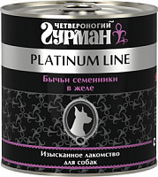 Четвероногий гурман Platinum Line Бычьи семенники для собак, 240 гр